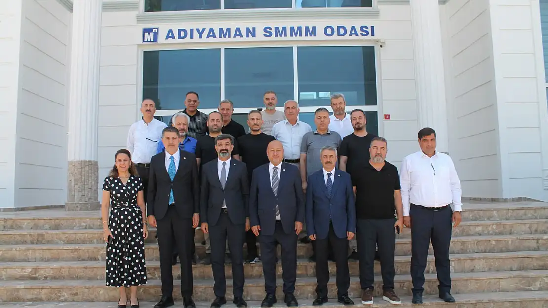 Adıyaman Milletvekillerinden Başkan Çelik'e hayırlı olsun ziyareti