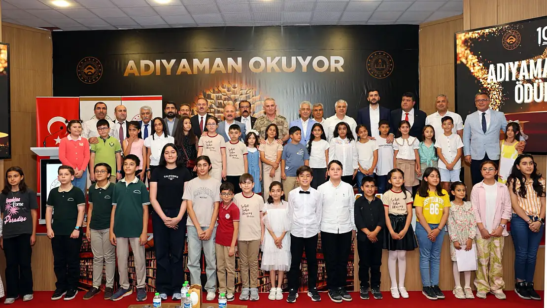 Adıyaman Okuyor projesi ödül töreni gerçekleştirildi