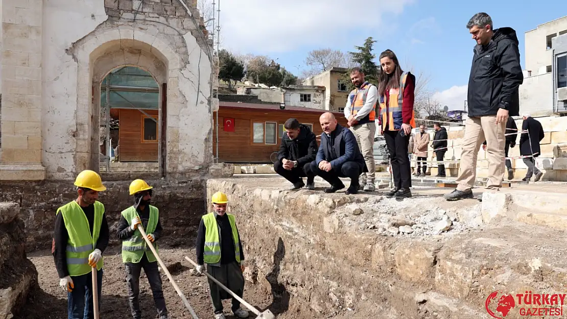 Adıyaman Ulu Camii için restorasyon çalışmaları başladı