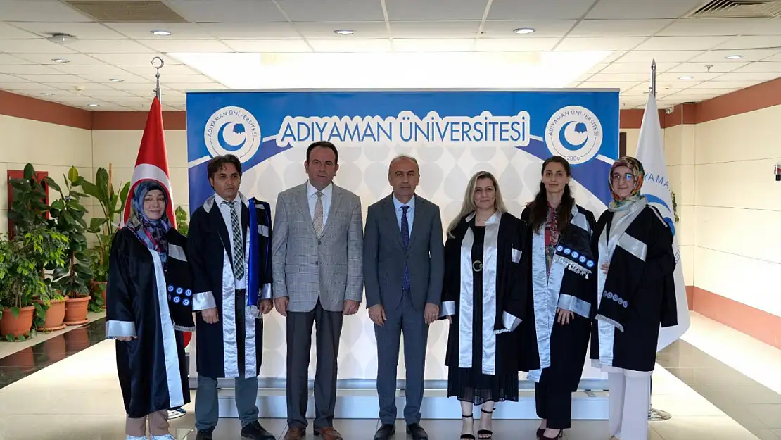 Adıyaman Üniversitesinde cübbe giydirme töreni düzenlendi