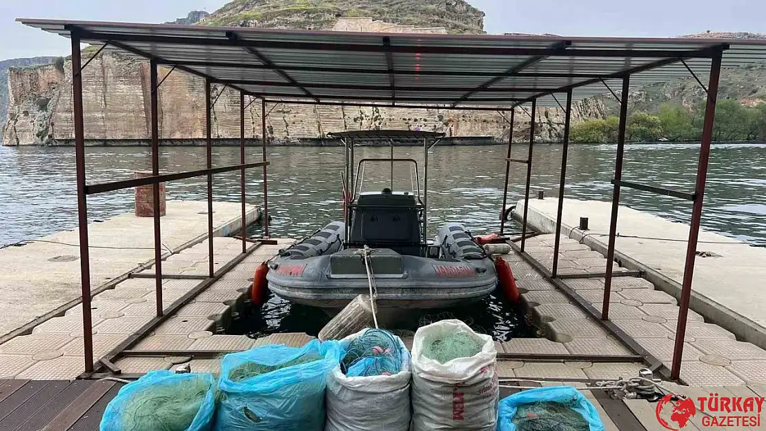 Ağ ile avlanma yasağına uymayan şahsı jandarma yakaladı