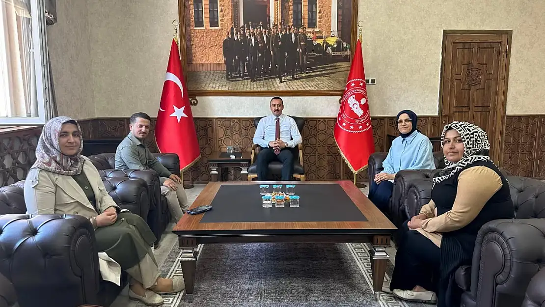 AK Parti Çelikhan ilçe teşkilatından Kaymakam Pelvan'a ziyaret