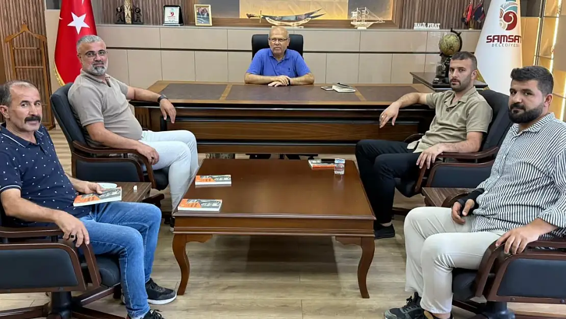 Ak Yol Derneği'nden Samsat Belediye Başkan Vekili Kızıl'a ziyaret
