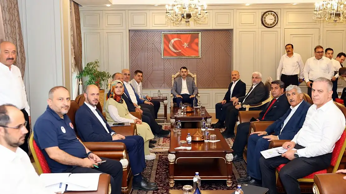 Bakan Kurum başkanlığında koordinasyon toplantısı gerçekleştirildi