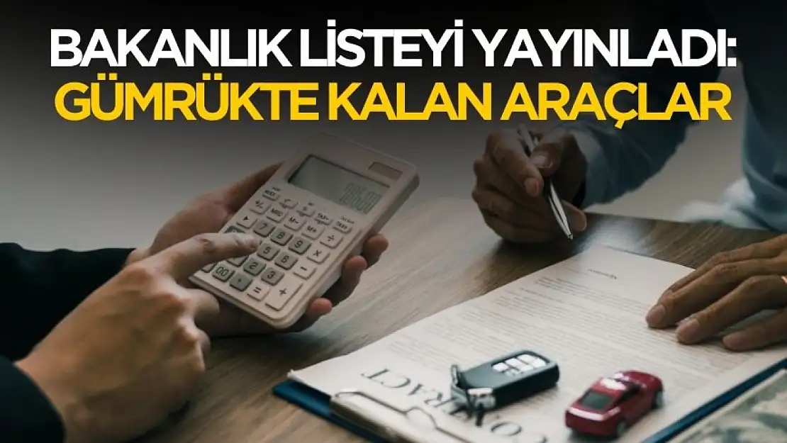 Bakanlık yeni listeyi yayınladı! Gümrükte kalan araçlar satışa çıktı