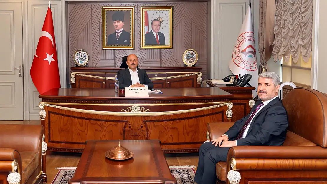 Başkan Alkan'dan Vali Varol'a ziyaret