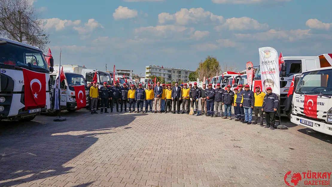 Başkan Boltaç'ın çabalarıyla Tarsus'a 39 yeni araç kazandırıldı