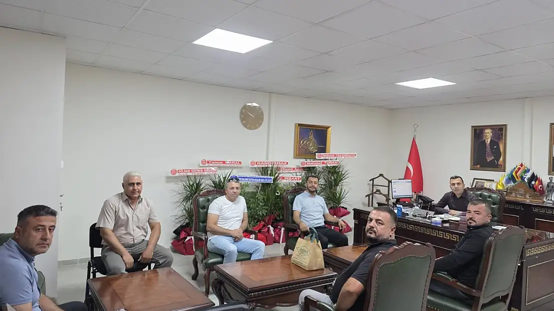 Başkan Elmalı'dan Kaymakam Algın'a ziyaret