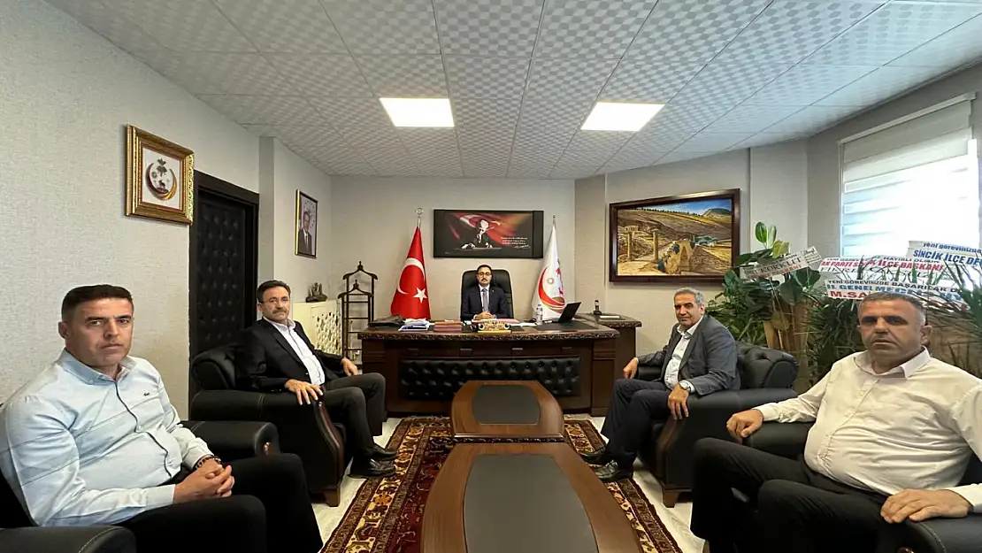 Başkan Erdoğan'dan Sincik Kaymakamı Yıldız'a ziyaret