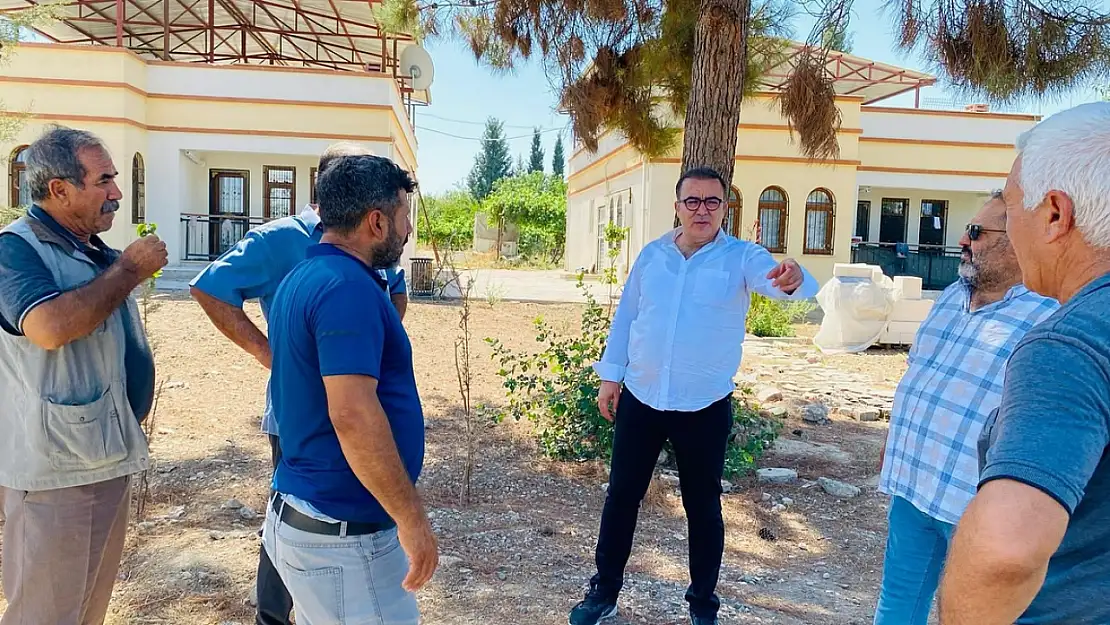 Başkan Fırat ihalesi tamamlanan yollarda incelemelerde bulundu