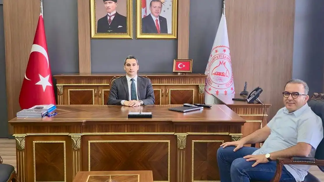 Başkan Fırat'tan Kaymakamı Gökçayır'a ziyaret