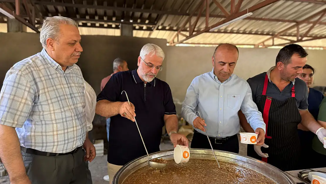 Başkan Kablan Şeybor Ziyaretinde Aşure Programına katıldı