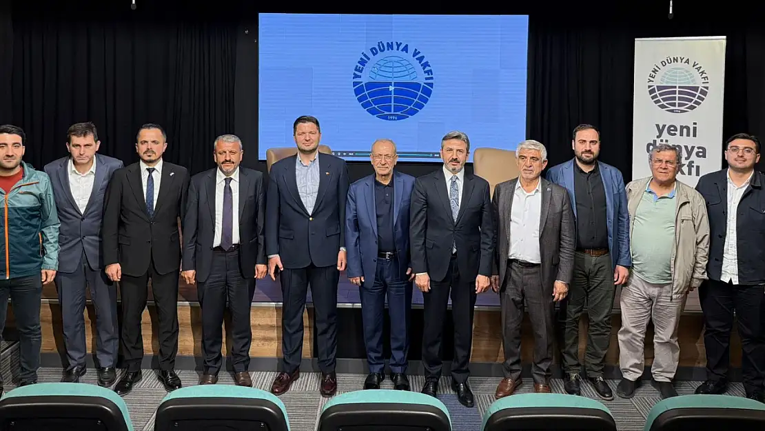 Başkan Sevinçtekin'den Yeni Dünya Vakfı'na ziyaret