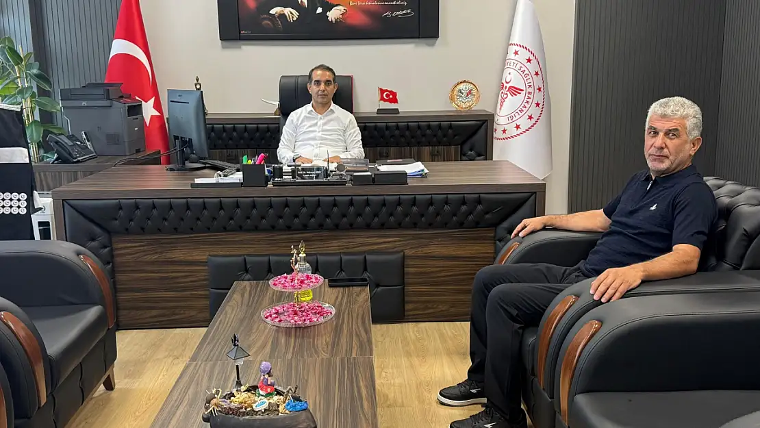 Başkan Tokur'dan İl Sağlık Müdürü Şirik'e ziyaret