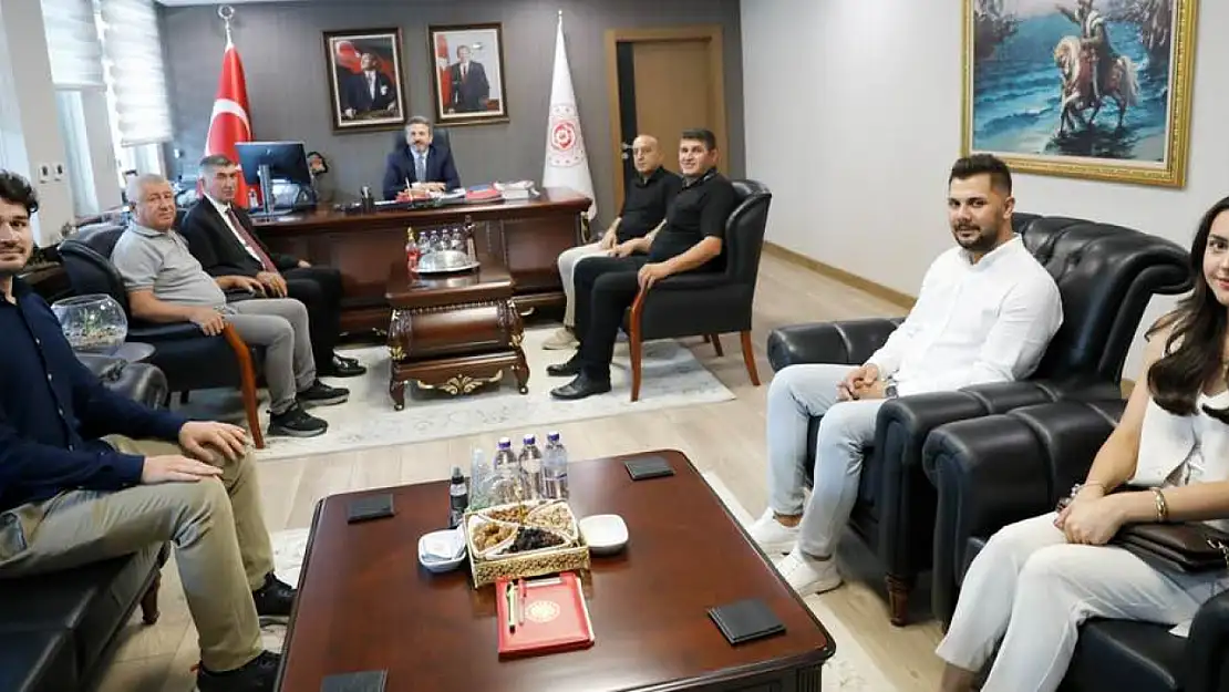 Başkan Turan'dan Bakan Yardımcısı Aydıın'a ziyaret