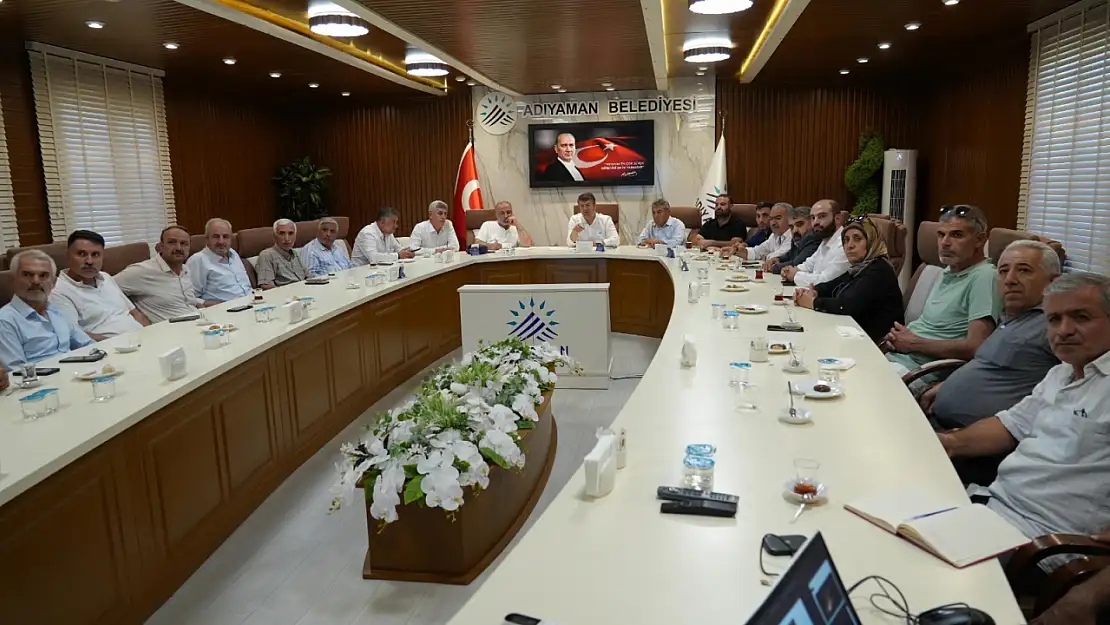 Başkan Tutdere, su sorununu muhtarlarla masaya yatırdı