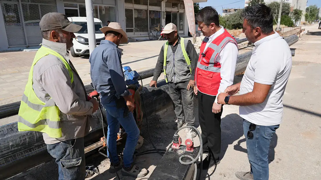 Başkan Tutdere, Yeşilyurt Mahallesi'ndeki Altyapı Çalışmalarını İnceledi