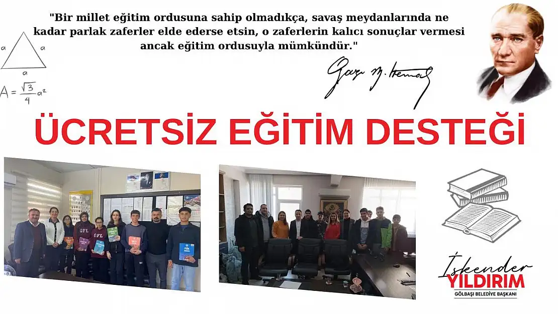 Başkan Yıldırım 'Eğitim Desteğimiz Devam Ediyor'