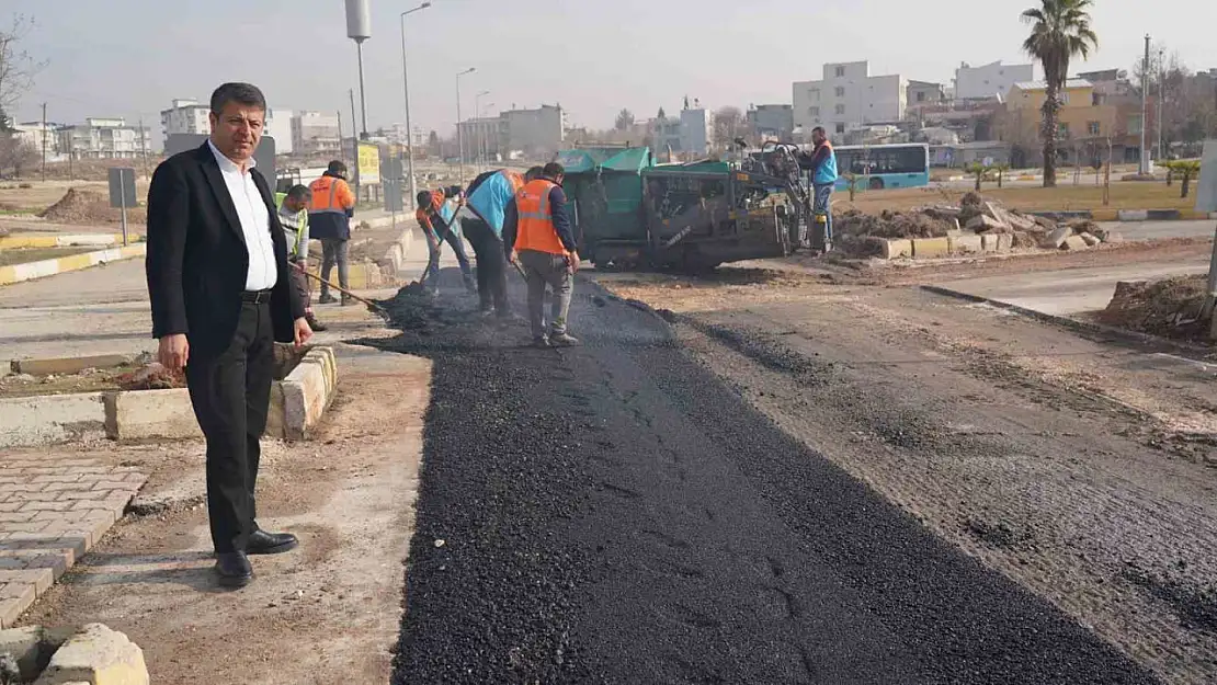 Adıyaman Belediyesi'nden asfalt ve altyapı çalışmaları