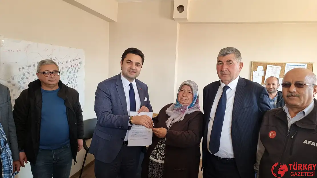 Belören'de Vatandaşlar yeni evlerine kavuşmanın sevincini yaşadı