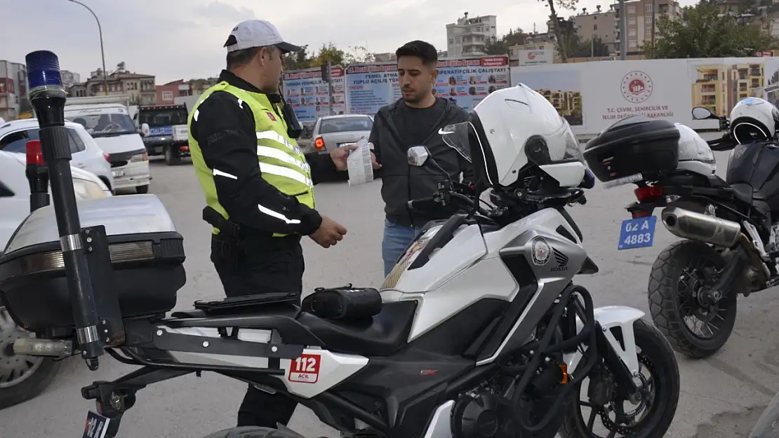 Adıyaman Besni'de şok trafik uygulaması