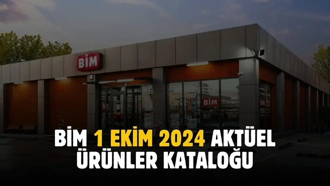 Bim 1 Ekim 2024 Aktüel Ürünler Kataloğu