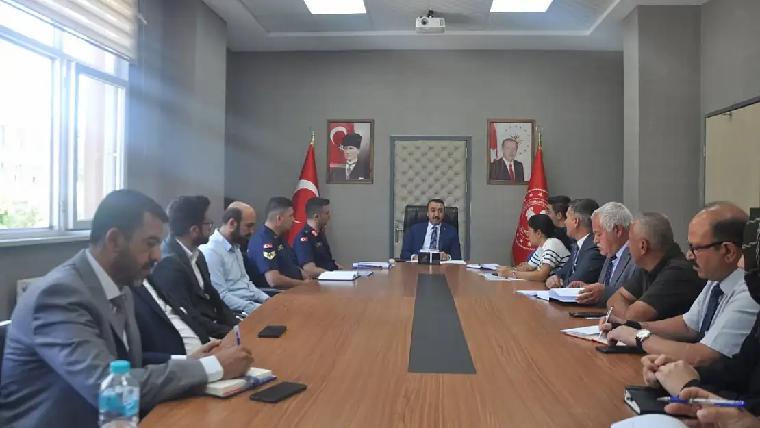 Çelikhan'da koordinasyon ve değerlendirme toplantısı yapıldı