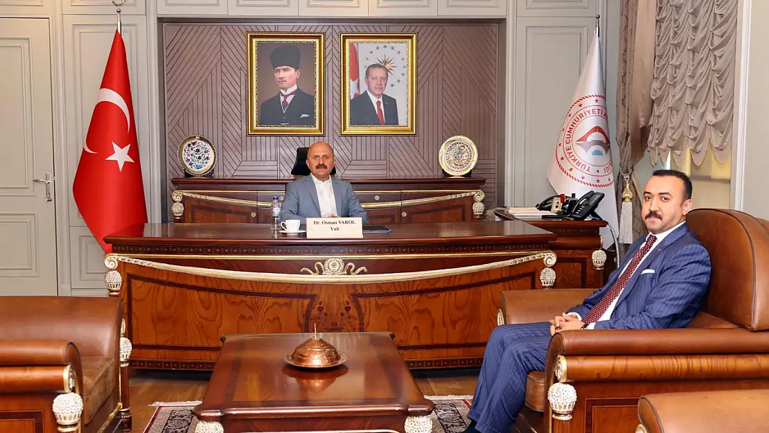 Çelikhan Kaymakamı Pelvan'dan Vali Varol'a ziyaret