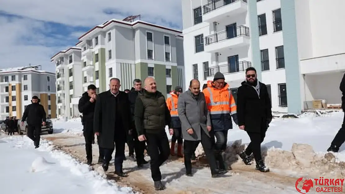 Çelikhan TOKİ Deprem Konutlarında sona gelindi