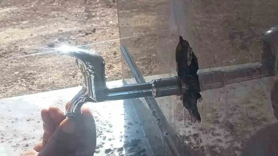 Adıyaman'da şaşırtan olay! Mesire alanındaki musluklar çalındı