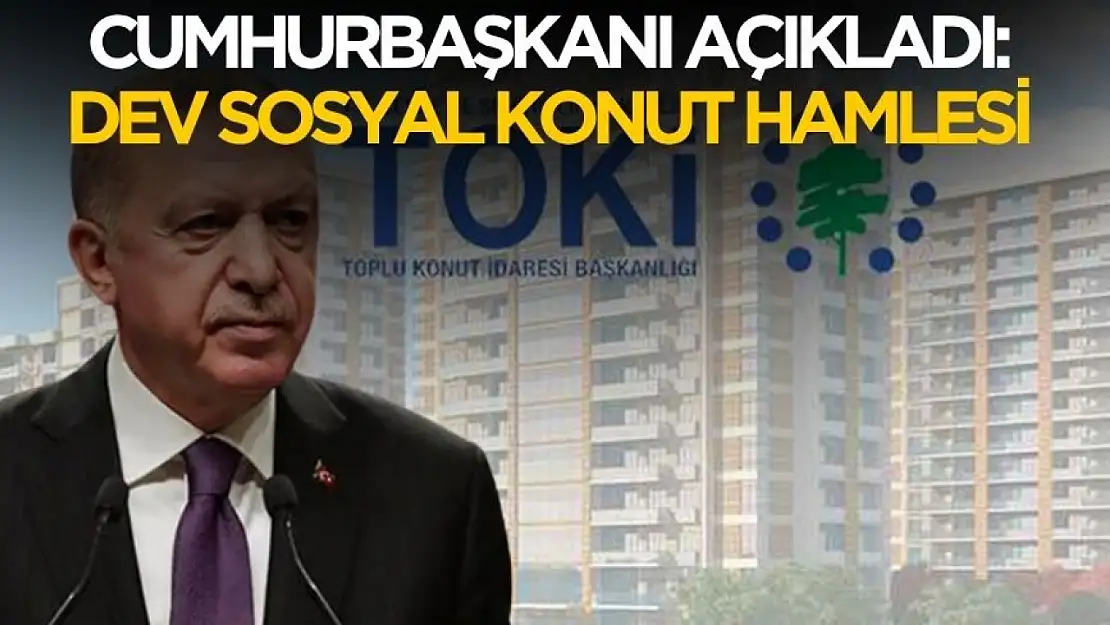 Cumhurbaşkanı Erdoğan duyurdu! O tarihte dar gelirliye kira öder gibi ev sahibi olma fırsatı geliyor