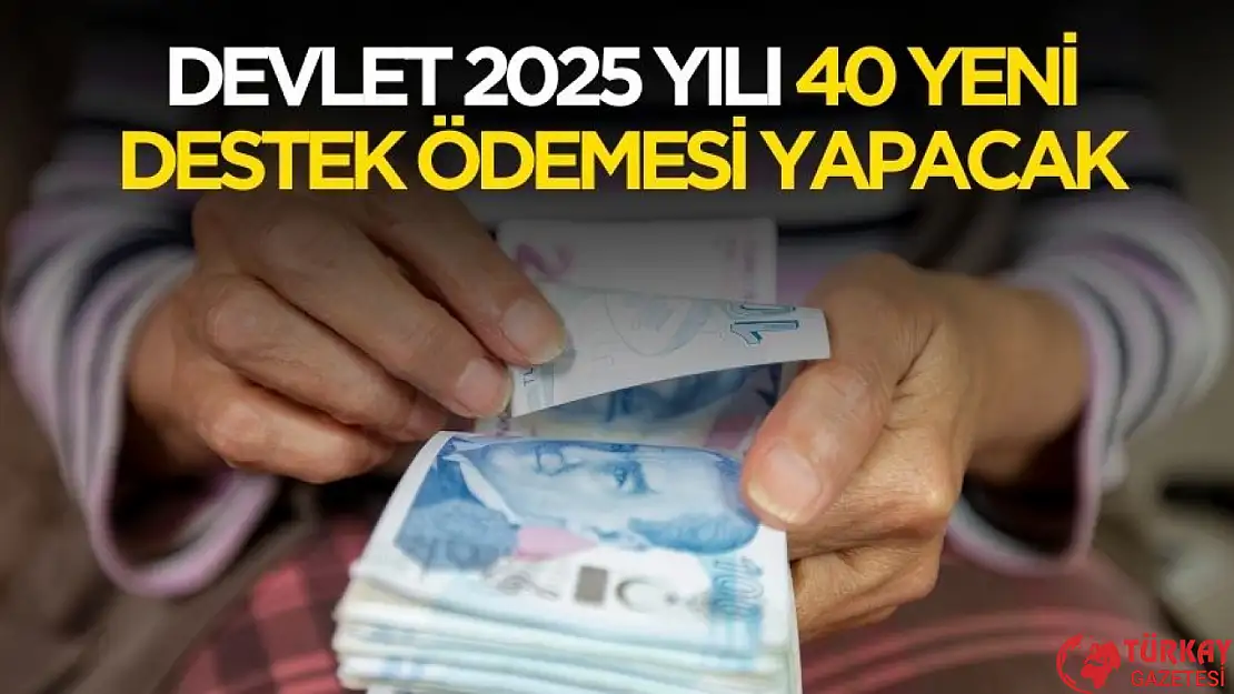 Devlet 2025 yılı yeni destekleri açıkladı! 40 farklı destek ödemesi yapılacak