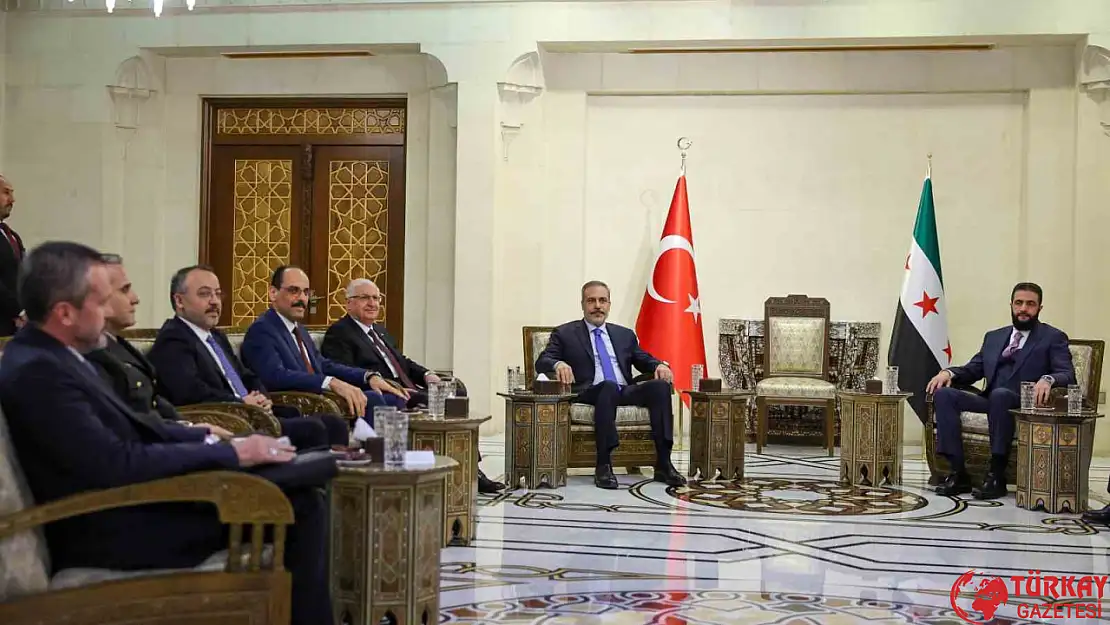 Dışişleri Bakanı Fidan, Milli Savunma Bakanı Güler ve MİT Başkanı Kalın, Suriye'de