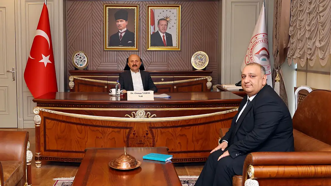 DSİ 203. Şube müdüründen Vali Varol'a ziyaret