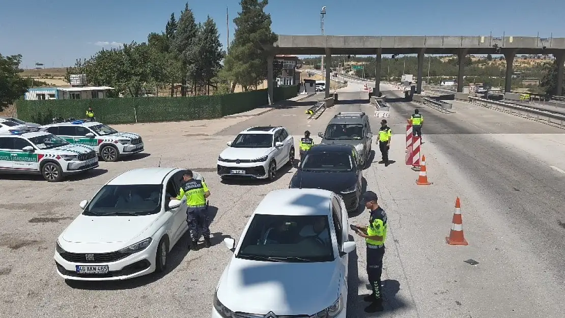 Gaziantep'te 215 araca 356 bin TL ceza
