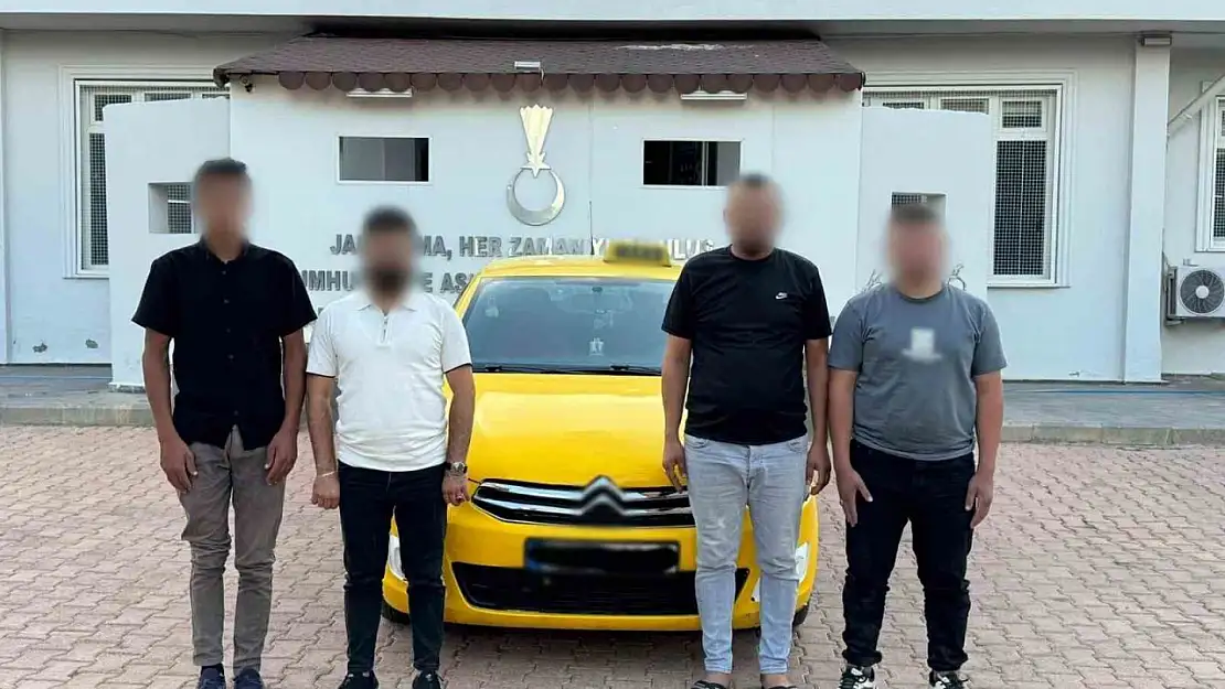 Gaziantep'te 5 düzensiz göçmen ile 5 organizatör yakalandı
