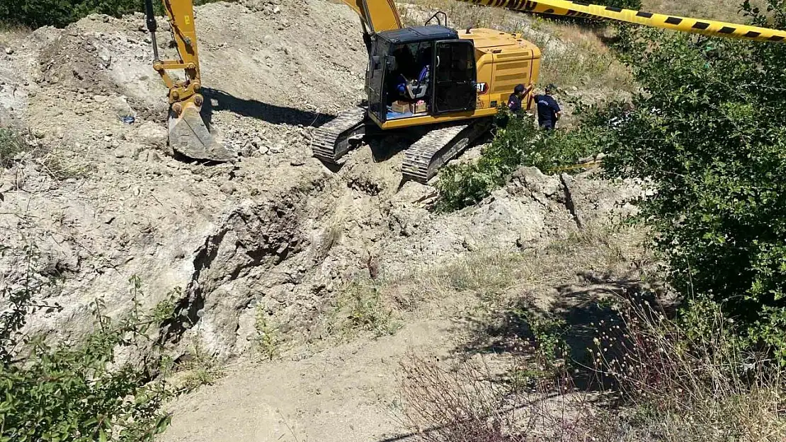 Göçük altında kalan kişi hayatını kaybetti