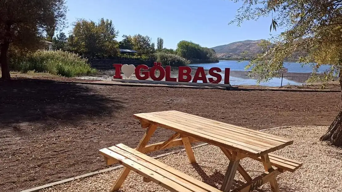 Gölbaşı Doğa Parkında çevre düzenlemesi yapılıyor