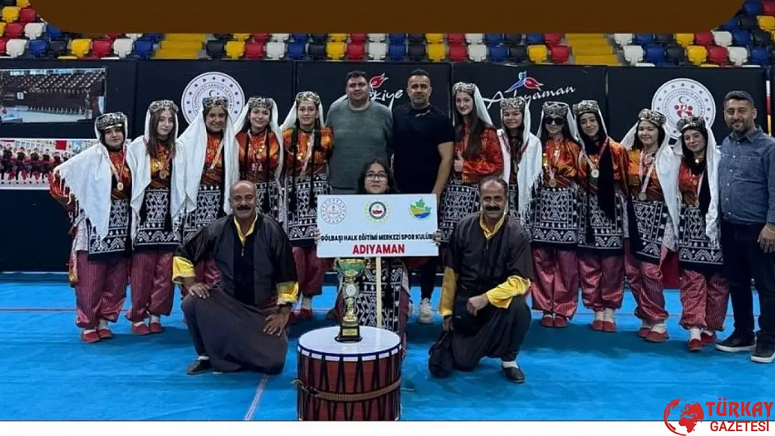 Gölbaşı Halk Eğitimi Merkezi Halk oyunu ekibi il birincisi oldu