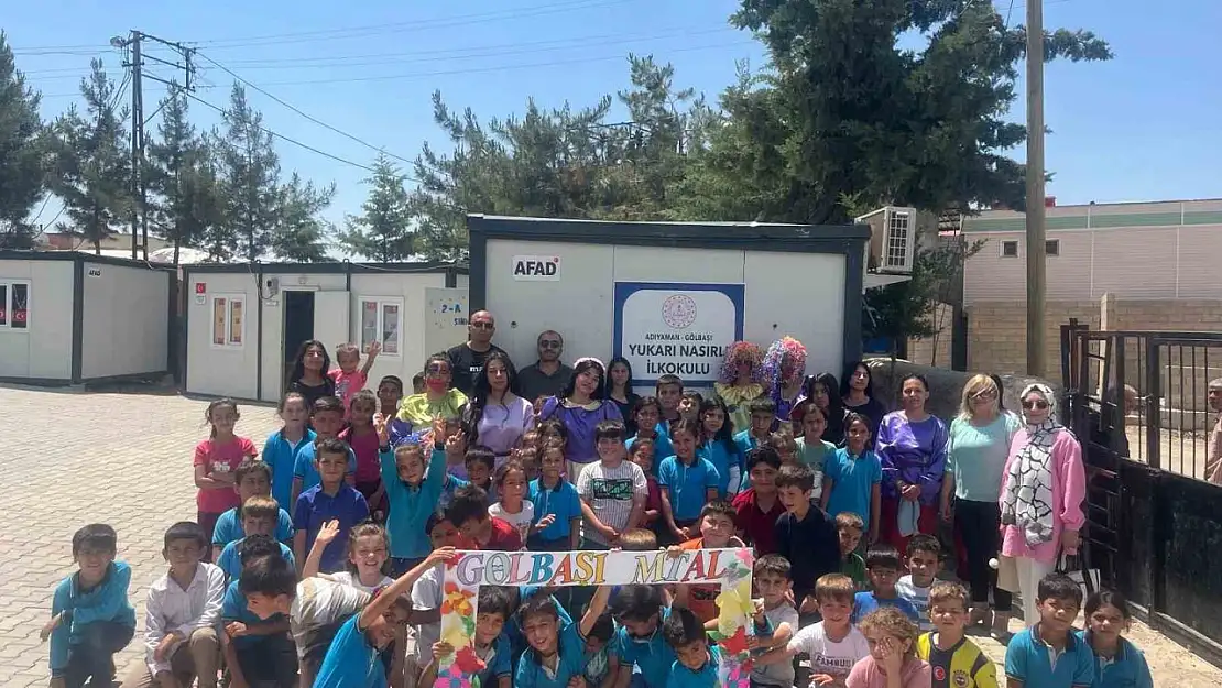 Gölbaşı MTAL öğrencilerinden deprem bölgesindeki çocuklara moral etkinlikleri