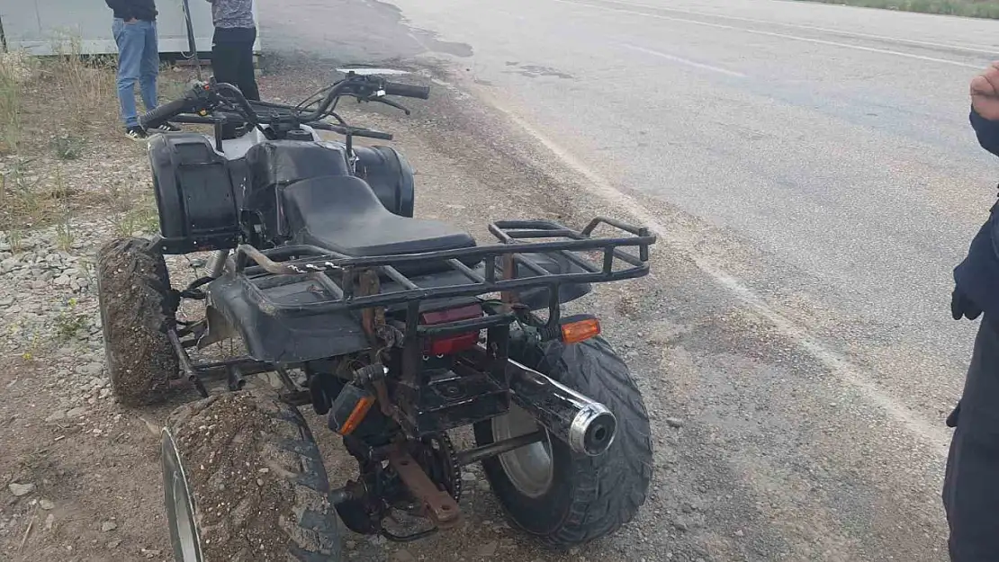 Gölbaşı'nda ATV devrildi: 2 yaralı