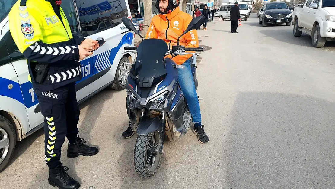 Gölbaşı'nda motosiklet denetimi