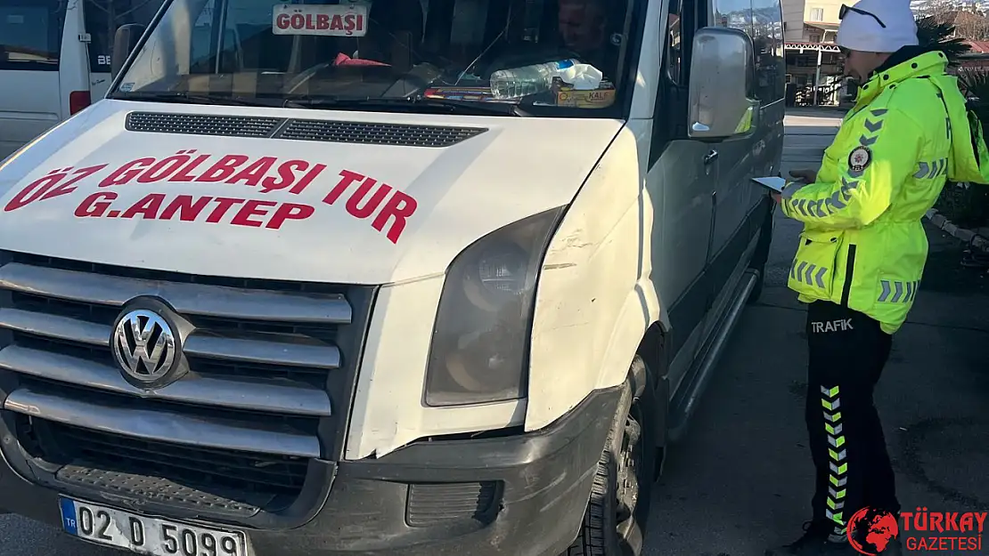 Gölbaşı'nda Otobüs ve Servis araçlarına yönelik denetim