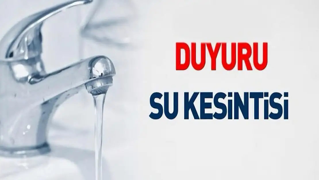 Gölbaşı'nda planlı su kesintisi yapılacak