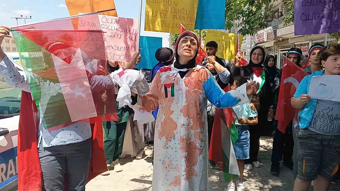 Gölbaşılı kadınlardan Filistin'e destek