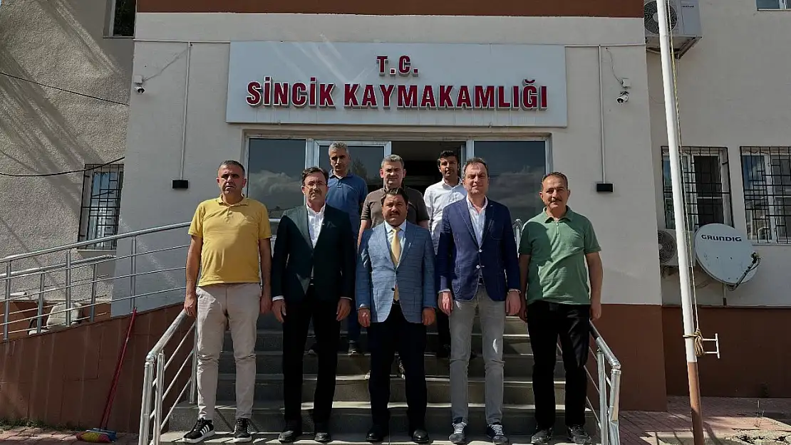 Güneş'ten Sincik kaymakamı Bozkurtoğlu'na ziyaret