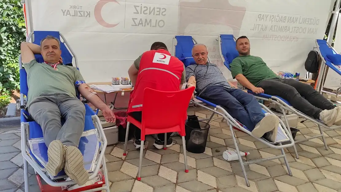 Halk Eğitim Merkezinde kan bağış kampanyası düzenlendi