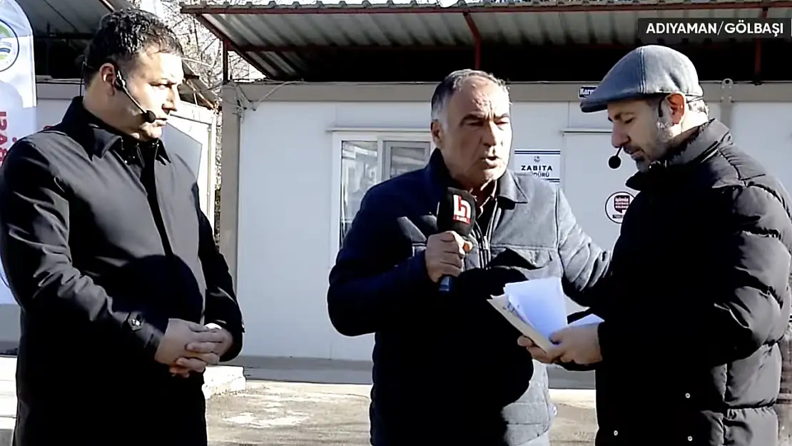 Halk Tv televizyonu Adıyaman Gölbaşı'nda