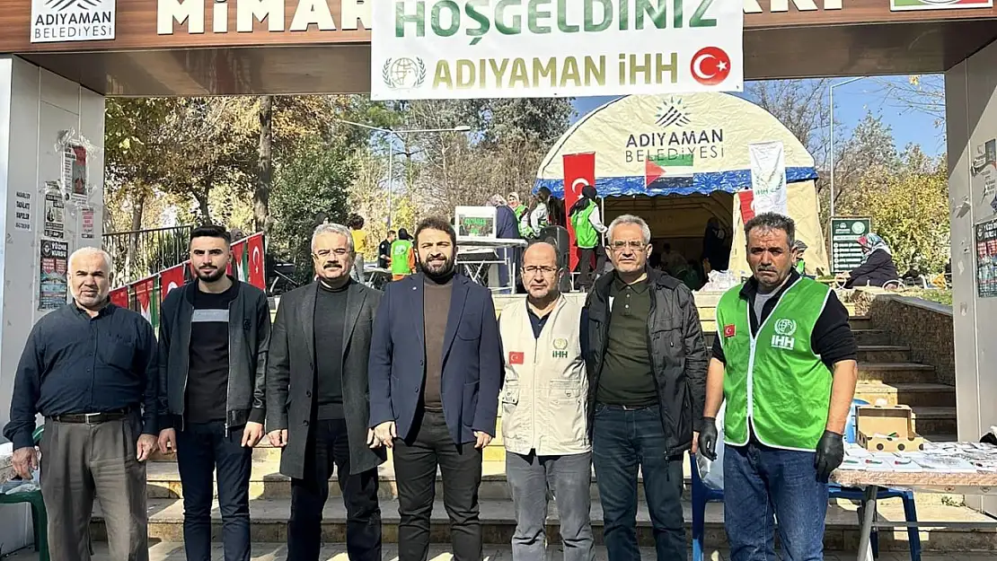 İHH Adıyaman şubesinden Gazze'ye yardım kermesi