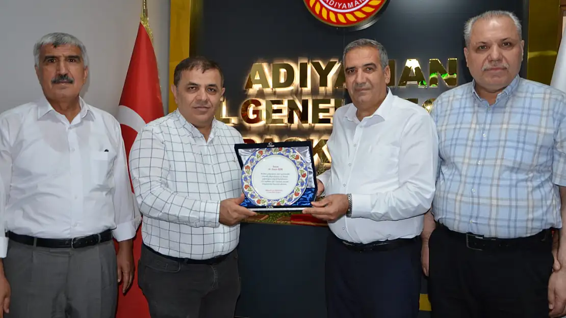 İl Genel Meclisi Başkanlığından, Sami Işık'a teşekkür plaketi